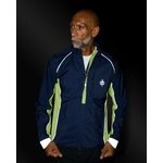 veste-sport-outdoor-jaune-bleue-marine-ultra-legere-respirante-details-reflechissants-homme