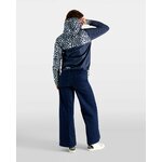 coupe-vent-anorak-impermeable-court-motifs-reflechissants-guepard-bleu-marine-femme-dos