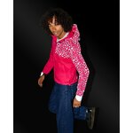 coupe-vent-anorak-impermeable-motifs-reflechissants-guepard-rose-framboise-homme-nuit