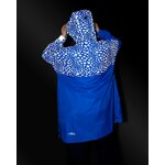 poncho-de-pluie-velo-motifs-guepard-reflechissant-nuit-impermeable-bleu-roi