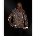 veste-ultra-legere-sport-respirante-noire-orange-motifs-jungle-homme-dos-details-reflechissants