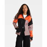 repop-orange-fluo-noire-motif-graffiti-veste-velotaf-impermeable-femme