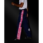 pantalon-de-pluie-impermeable-velo-bleu-marine-rose-motifs-guepard-reflechissants-nuit-homme