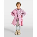 petit-poncho-de-pluie-velo-rose-cendre-motifs-guepard-reflechissants-fille-enfant-respirant-zip-double-ouverture
