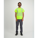tshirt-travail-haute-visibilite-iso-20471-respirant-chaleur-jaune-fluo