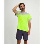 tshirt-respirant-sport-jaune-manches-courtes-homme