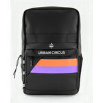sac-a-dos-sacoche-velo-impermeable-corail-noir-reflechissant