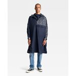 poncho-de-pluie-velo-motif-graffiti-bleu-marine-homme
