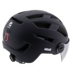 Casque e-bike Mirage vu de larrière avec éclairage
