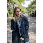 Veste vélo imperméable Hello Rain Premium 20K noire