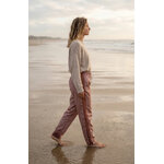 Pantalon de pluie femme terracotta Poule Party Brown Blush