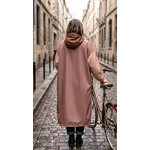 Poncho vélo long terracotta Poule Party Brown Blush