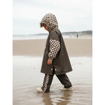 Pantalon de pluie enfant Poule Party Damier kaki