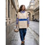 Anorak waterproof léopard bleu Poule Party