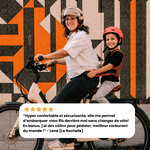 Selle biplace Jallot compatible 99 % des vélos