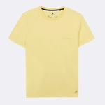 arcy-t-shirt-col-rond-en-coton-recycle-cocotier-jaune-clair