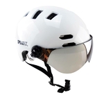 casque-velo-lunettes-integrees-blanc-optimiz