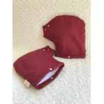 manchons-velo-couleur-bordeau-uni