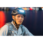 casque vélo lumineux éclairage avant lumos ultra noir