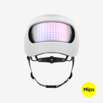 Casque Lumos Matrix blanc clignotant MIPS