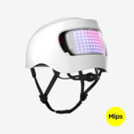 Casque Lumos Matrix Blanc vu arrière MIPS