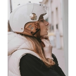 casque velo urbain marko helmet tandem crème côté