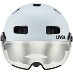 casque-velo-uvex-rush-visor-cloud-mat-visiere-transparente