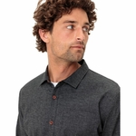 chemise-gravel-homme-velotaf-vaude-redmont-decontractee-ecoresponsable-gris-tissu-chanvre-polyester