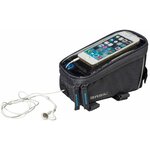 sacoche-de-cadre-velo-pour-smartphone-basil-sports-design-capacite-1-litre-ouvertures-pour-ecouteurs-gris