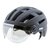 Casque vélo électrique Mirage noir mat avec visière transparente