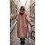 Poncho vélo long terracotta Poule Party Brown Blush