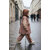 Poncho de pluie enfant Poule Party Brown Blush