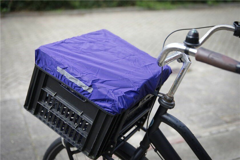 LongZYU Lot de 2 housses de pluie pour panier de vélo avec bandes réfléchissantes et housse imperméable pour panier de vélo LongZYU Lot de 2 housses de pluie pour panier de vélo avec bandes réfléchissantes et housse imperméable pour panier de vélo