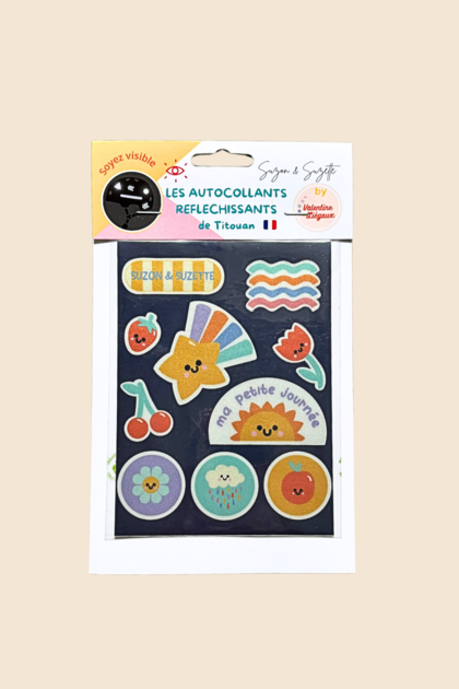 Lot De 42 Stickers Réfléchissants Pour Poussette, Vélo, Casque Et Moto – Autocollants PVC Blanc, Adhésifs, Résistants à L’eau, Faciles à Poser – Sécurité Routière Et Déco