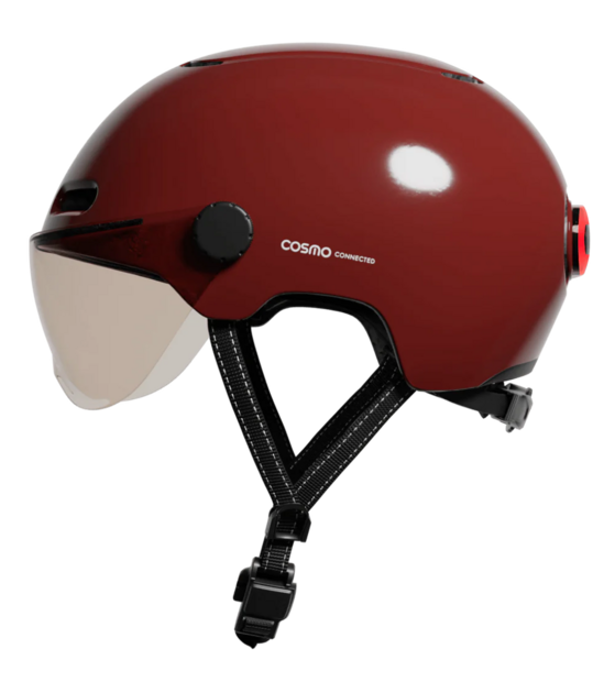 Casque De Vélo Blanc Avec Lumière LED Rechargeable USB – Léger Et Réglable (290g)