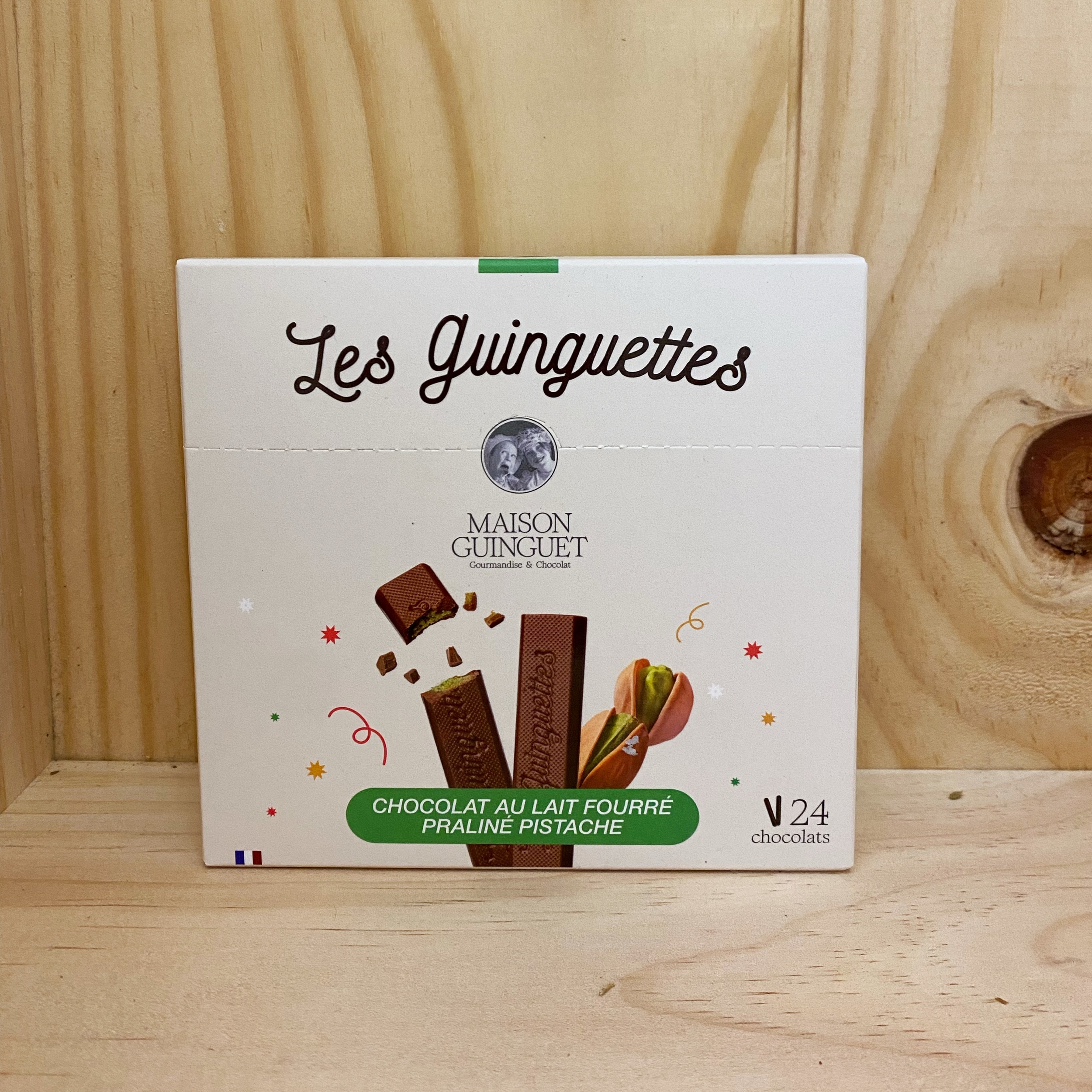 LES GUINGUETTES CHOCOLAT BLOND FOURRÉES PRALINÉ CAPPUCCINO – Maison Guinguet