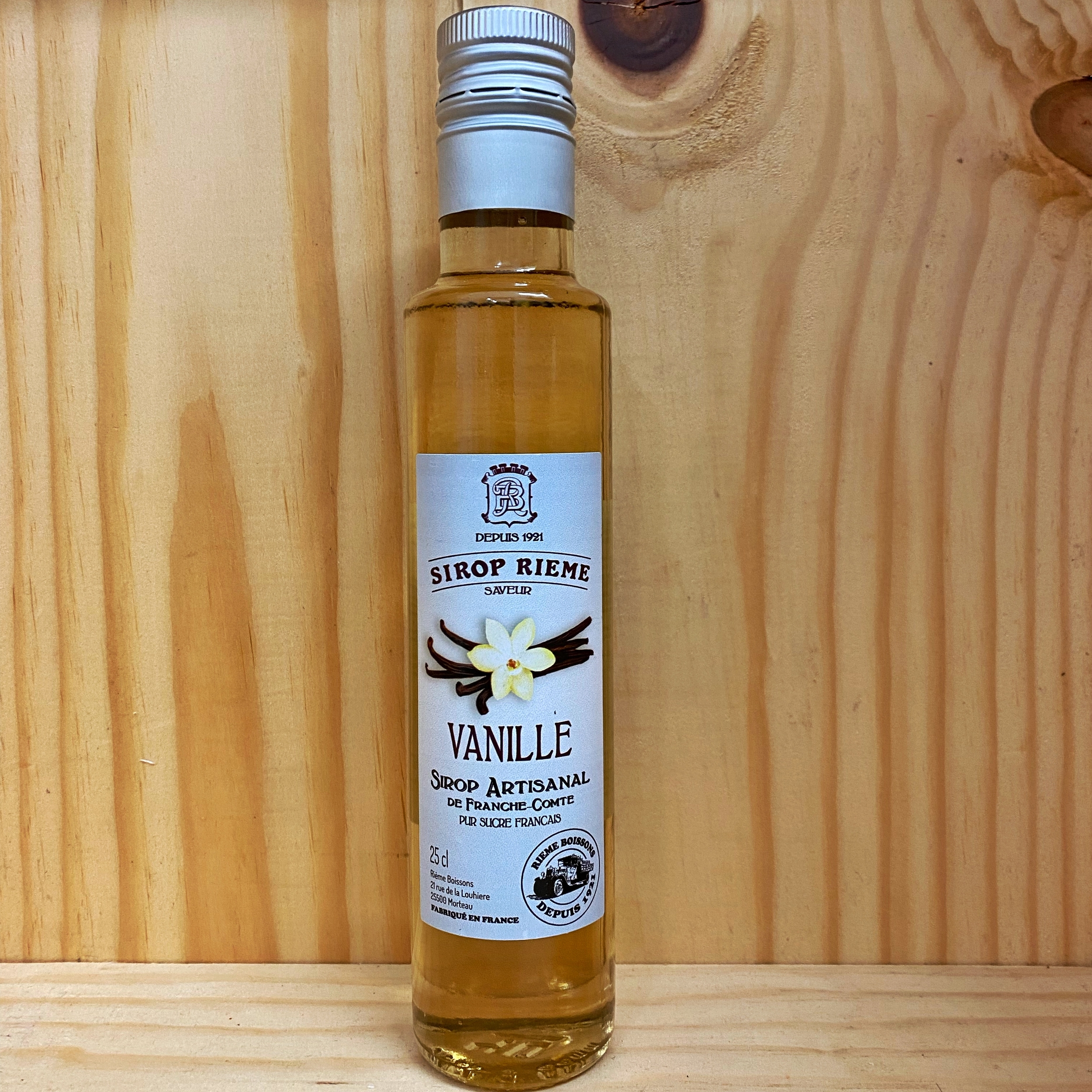 Sirop Saveur Vanille - Arôme Naturel - 25cl : la bouteille de 25