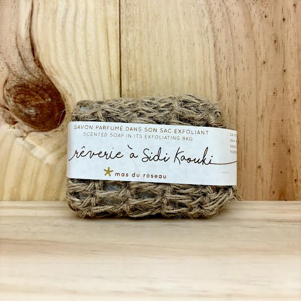 Savon Parfumé Dans Son Sac Exfoliant : Rêverie à Sidi Kaouki 90g