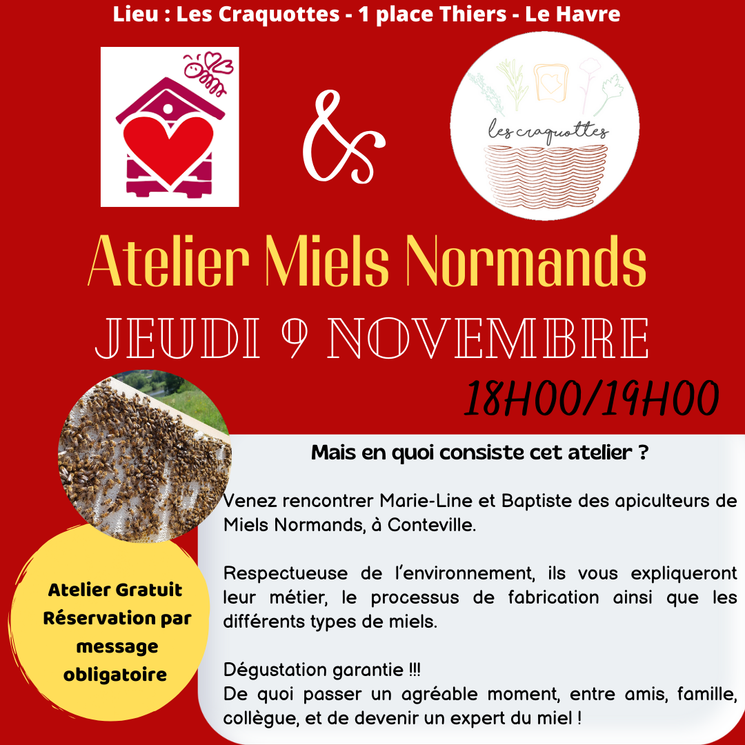 atelier degustation miels normands