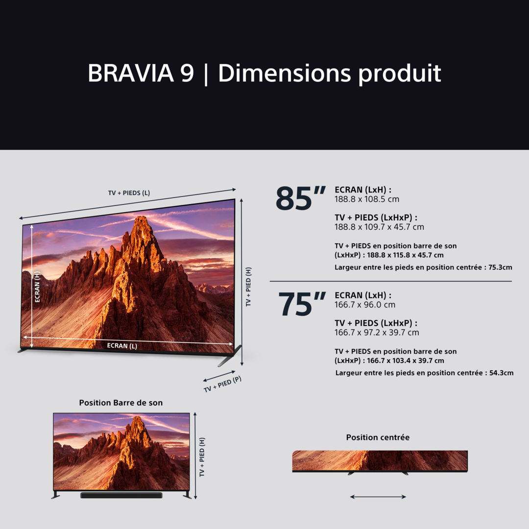 11 - SEU_POS Online_Bravia 9_Product Dimensions
