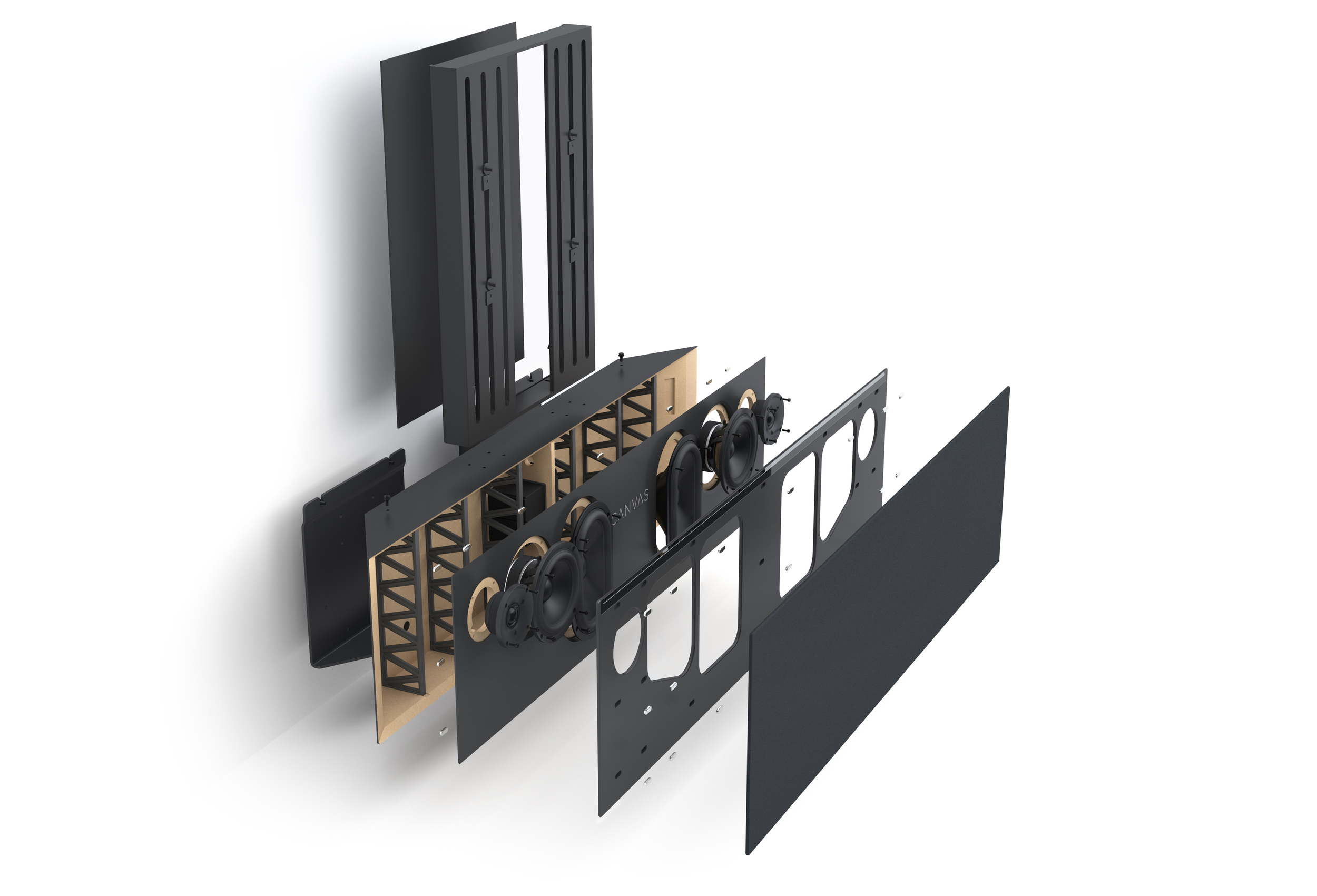 CANVAS exploded render