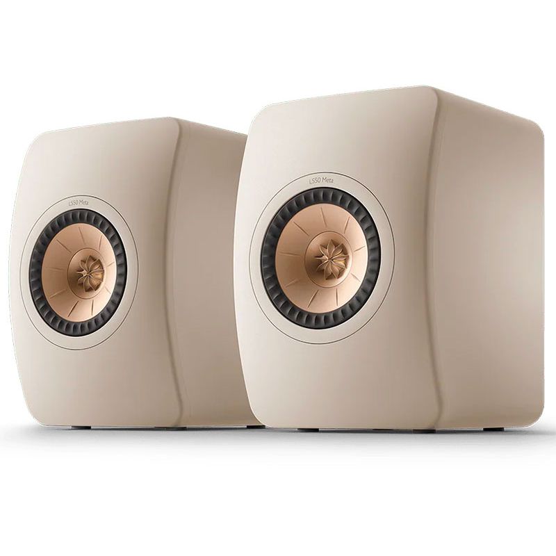 kef-ls50-meta-enceinte-hifi-bibliotheque-passive-beige