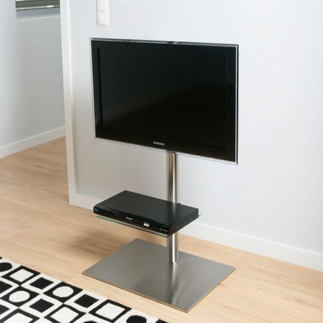 Pied de sol TV 32\'\'-65\'\' - base rectangulaire- Haut 1m50