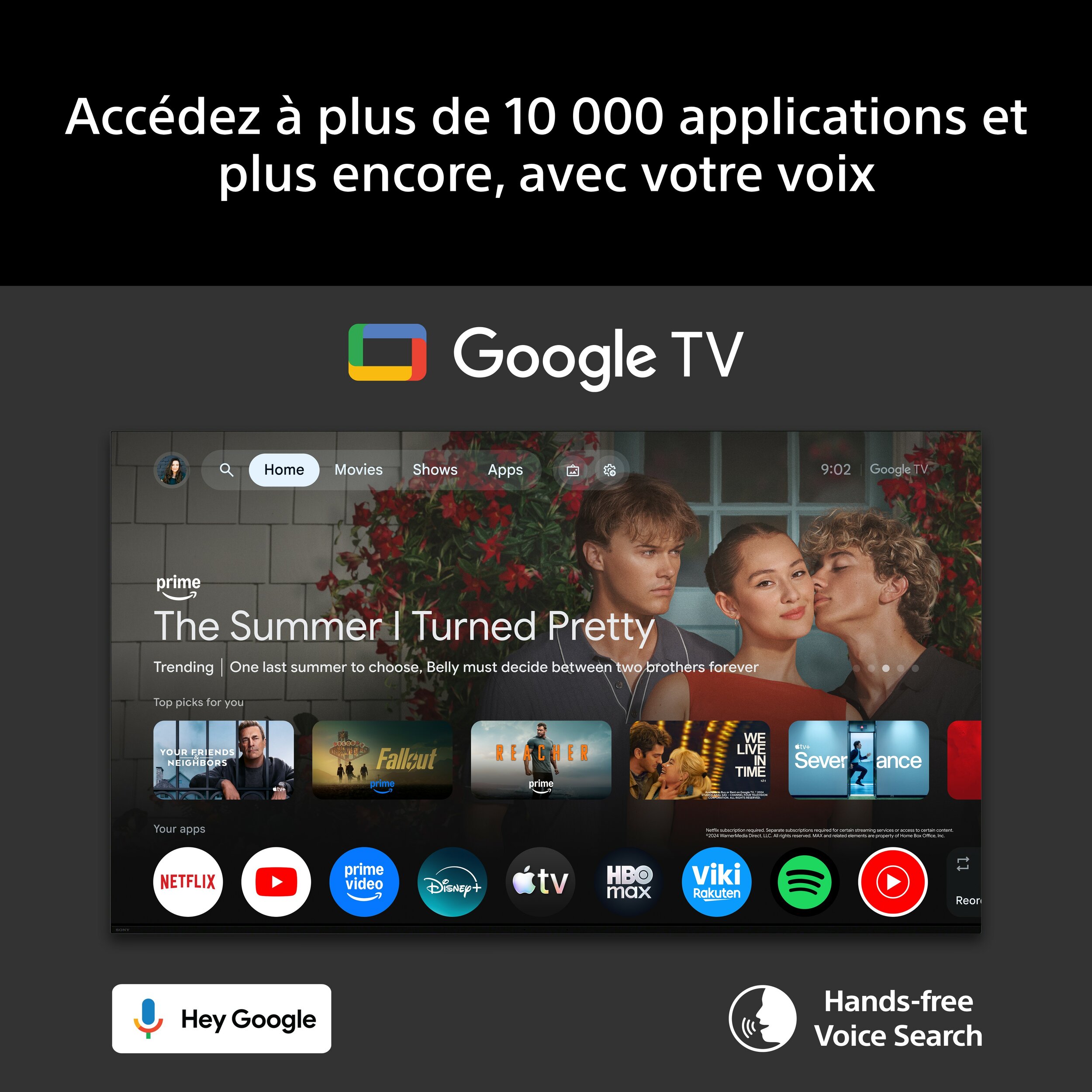05-Bravia 7II-Google-Accédez à plus de 10 000 applications et plus encore, avec votre voix