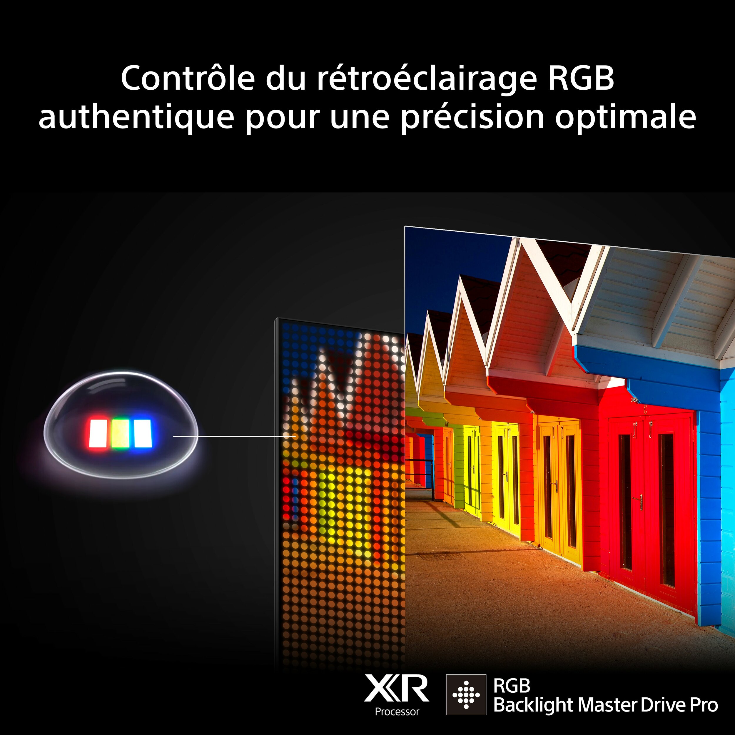 01-RGB-BRAVIA 7II-Contrôle du rétroéclairage RGB authentique pour une précision optimale