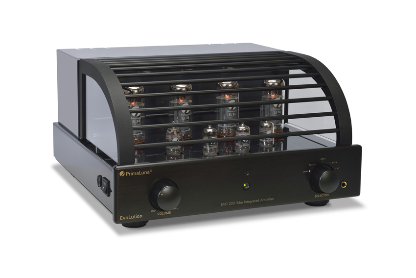 113b-PrimaLuna-Evo-200-Tube-Integrated-Amplifier-black-slanted-white-background