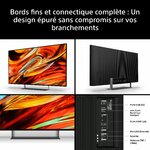 08 bis-Bravia 7II-50 pouces-Design+Inputs-Bords fins et connectique complète  Un design épuré sans compromis sur vos branchements