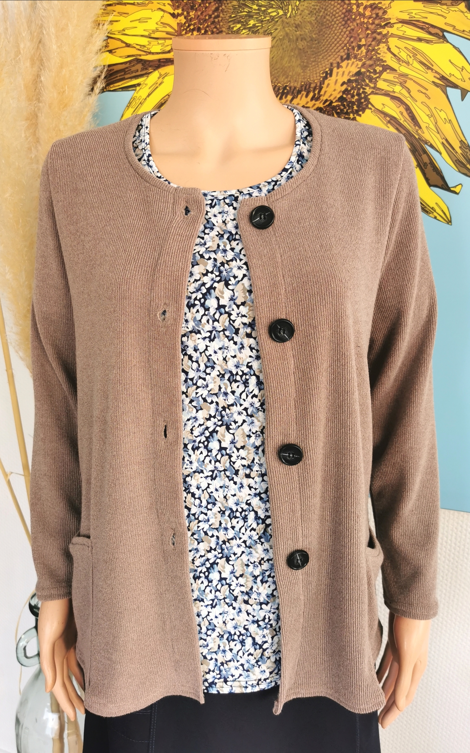 GILET BOUCLETTE