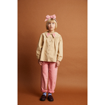 Corduroy girls blouse  Vanilla 2