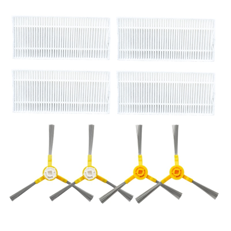 Meilleures-offres-brosse-lat-rale-Hepa-filtre-vadrouille-chiffons-rouleau-brosse-pour-Neatsvor-X500-Robot-aspirateur